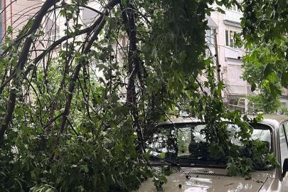 Manisa'da Sağanak Yağış Sele Neden Oldu