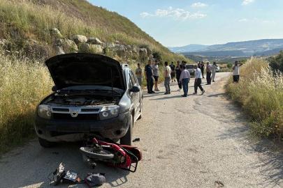 Manisa’nın Kula ilçesinde cip-motosiklet çarpışması: 1 ağır yaralı