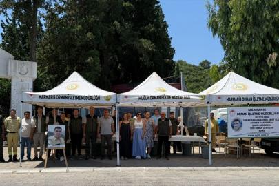 Marmaris'te orman şehitleri anıldı