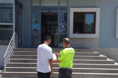 Mersin'de otoyolda trafiği tehlikeye düşüren sürücüye 21 bin 629 lira ceza