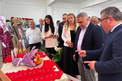 Merzifon'da kursiyerlerin el emeği ürünleri sergilendi
