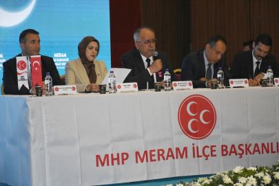 MHP Genel Başkan Yardımcısı Mustafa Kalaycı, partisinin Meram İlçe Başkanlığı Kongresi'nde konuştu Açıklaması