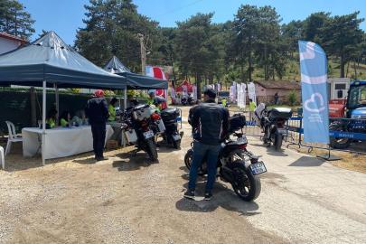 Motosiklet tutkunları Dursunbey'deki festivalde bir araya geldi