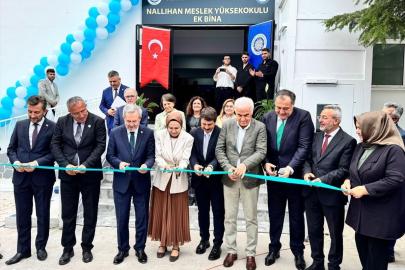 Nallıhan Meslek Yüksekokulunun ek hizmet binası açıldı