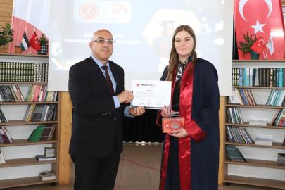 Nevşehir'de üniversitede eğitim gören uluslararası öğrenciler için mezuniyet töreni yapıldı