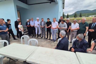 Niksar OSB'de yapımı tamamlanan Ahi Evran Camisi ibadete açıldı