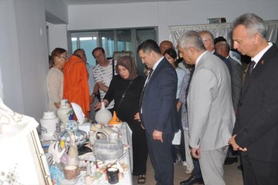 Ödemiş Halk Eğitimi Merkezi'nden yıl sonu sergisi