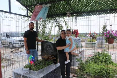 Ölen kızlarının hatıraları çalınınca mezarının etrafını çitle çevirip, kapı yerleştirdiler