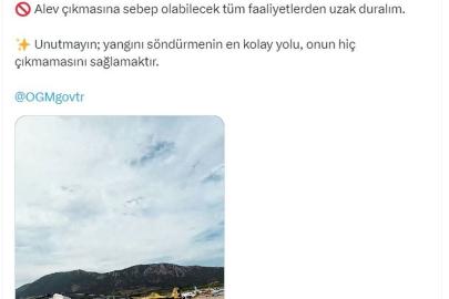 Orman Yangınlarına Karşı Uyarı: Ateş Yakmayalım!