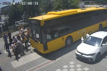 Otobüste kalp krizi geçiren kadını şoför hastaneye yetiştirdi