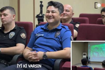 Polis Babalara Evlatlarından Duygusal Babalar Günü Sürprizi