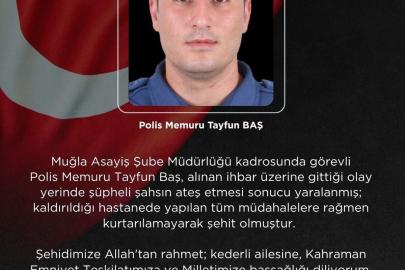 Polis Memuru Tayfun Baş Şehit Oldu; Bakan Çiftçi'den Başsağlığı Mesajı