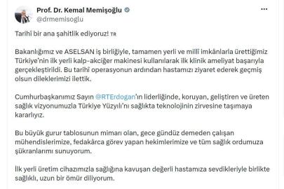 Sağlık Bakanı Memişoğlu: 'Türkiye Yüzyılı'nı sağlıkta teknolojinin zirvesine taşımaya kararlıyız'