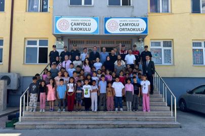 Sakarya'da jandarma ekipleri minik öğrencilere çevre eğitimi verdi