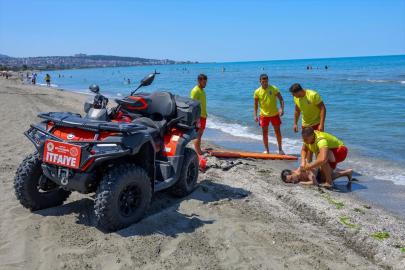 Samsun'da cankurtaranlar tatbikat yaptı