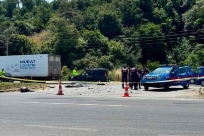 Samsun'da kamyonla çarpışan motosikletin sürücüsü öldü