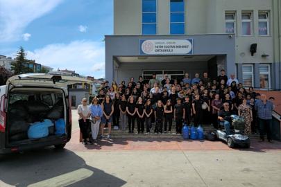 Samsun'da "mavi kapak kampanyası" düzenlendi