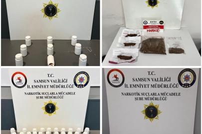 Samsun'da uyuşturucu operasyonunda 6 şüpheli yakalandı