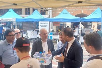 Sanayi ve Teknoloji İl Müdürü Nuhoğlu'dan Edirne Bilim Fuarı ziyareti