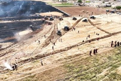 Şanlıurfa'da Anız Yangınları Kontrol Altına Alındı