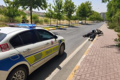 Şanlıurfa'da devrilen motosikletin sürücüsü öldü