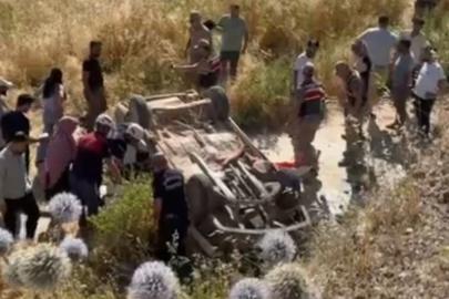 Şanlıurfa'da otomobil şarampole yuvarlandı; 1 ölü, 4 yaralı