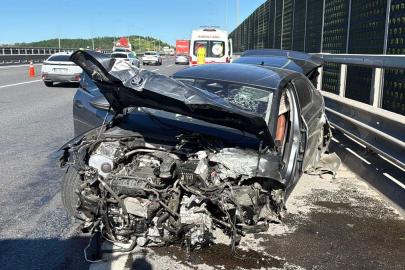 Sarıyer'de 3 aracın karıştığı zincirleme kaza: 1'i ağır 4 yaralı