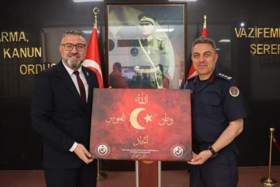 Şehit Aileleri ve Gaziler Dernek Başkanlarından Jandarma Komutanına Ziyaret