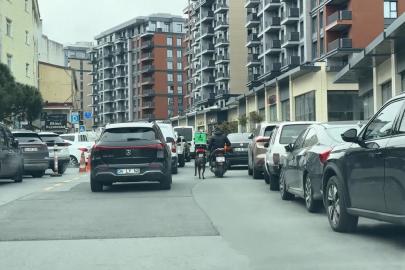 Seyrantepe'de motosiklete bağladığı köpeği metrelerce koşturdu: 8 bin 678 lira ceza kesildi