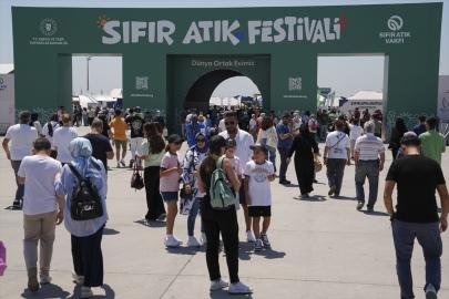 Sıfır Atık Festivali'ne üçüncü gününde yoğun ilgi sürüyor