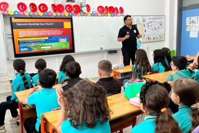 Sorgun'da öğrencilere deprem farkındalık eğitimi verildi
