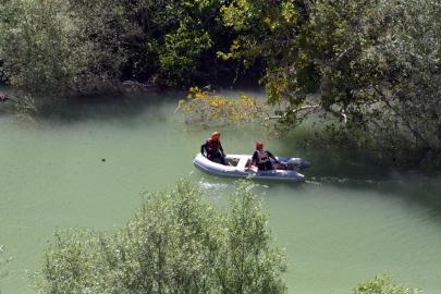 Su seviyesi yükselince nehirde kayboldu, arama çalışması başlatıldı