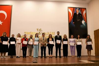 Tekirdağ Milli Eğitim Müdürü Yeniyol'dan öğretmen ve personele teşekkür belgesi