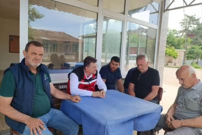 Tekirdağ Tarım ve Orman Müdürü Aksoy üreticilerle buluştu