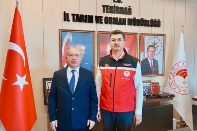 Tekirdağ Tarım ve Orman Müdürü Aksoy'a ziyaret