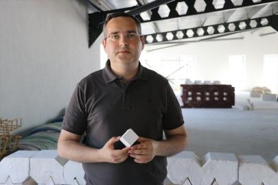 Tekirdağ'da akademisyenler ve öğrenciler sürdürülebilir yapı malzemesi geliştirdi