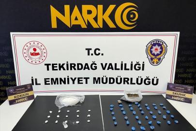 Tekirdağ'da uyuşturucu operasyonunda yakalanan 8 zanlı tutuklandı