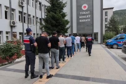 Tokat merkezli uyuşturucu operasyonu: 12 gözaltı