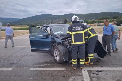 Tokat'ta trafik kazasında 2 kişi yaralandı