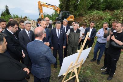 Trabzon'da sahipsiz hayvanlar için doğal yaşam alanının yapımına başlandı