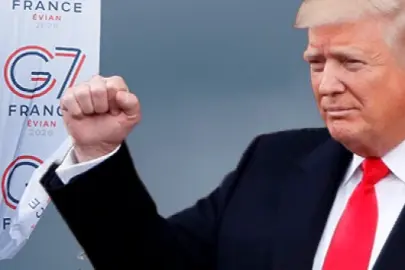 Trump G7 zirvesine 1 saat geç kaldı: Salona girince “Patron benim” dedi
