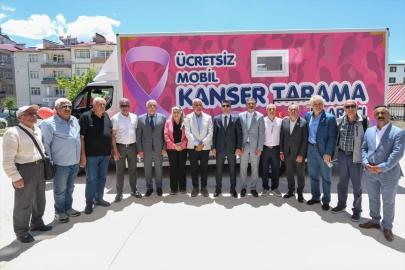 Tunceli'de "kanserde erken tanı" için mobil tarama aracı hizmete sunuldu
