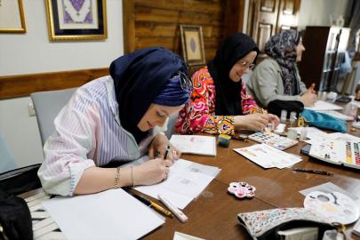 Türk İslam sanatları atölyesinde minyatür eserler tanıtıldı
