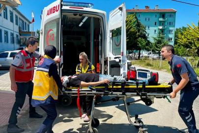 Türkeli Devlet Hastanesinde trafik kazasına karşı tatbikat düzenlendi