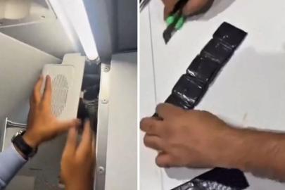Uçak tuvaletinden 380 bin dolarlık altın çıktı