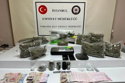 Ümraniye'de uyuşturucu operasyonunda yakalanan 4 şüpheli tutuklandı