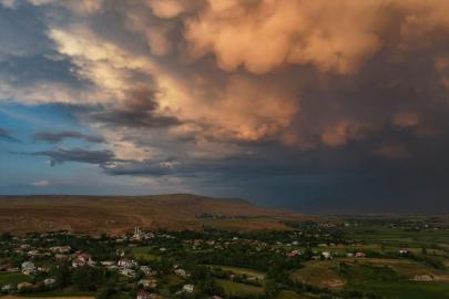 Van'da "Mammatus Bulutları" görüldü