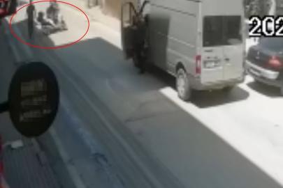 Yola dökülen mazotun neden olduğu kazalar kamerada