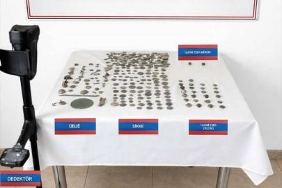 Yozgat'ta tarihi eser niteliğinde 269 sikke ve 49 obje ele geçirildi