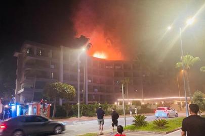 Alanya'da otelde çıkan yangın söndürüldü
